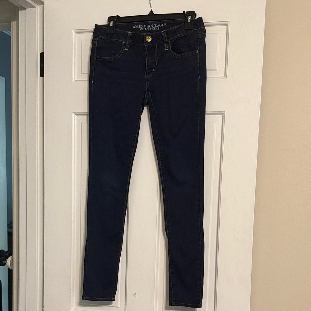 American Eagle Outfitters Dark Indigo Skinny Jeans
